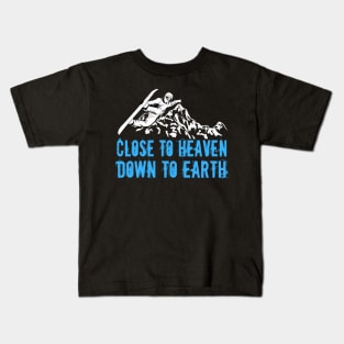 Snowboard Snowboarding Saying Kids T-Shirt